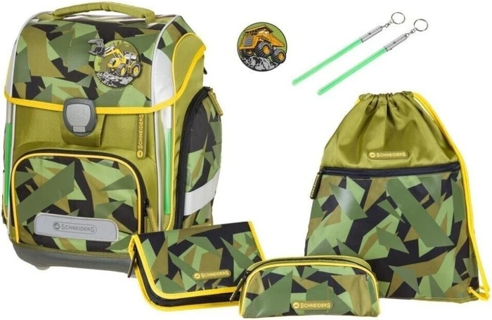 Schneiders Ergolite Construction Schultaschen-Set, 6-tlg.