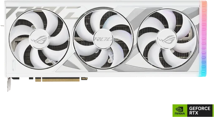 ASUS ROG Strix GeForce RTX 4080 SUPER White, ROG-STRIX-RTX4080S-16G-WHITE, 16GB GDDR6X, 2x HDMI, 3x DP