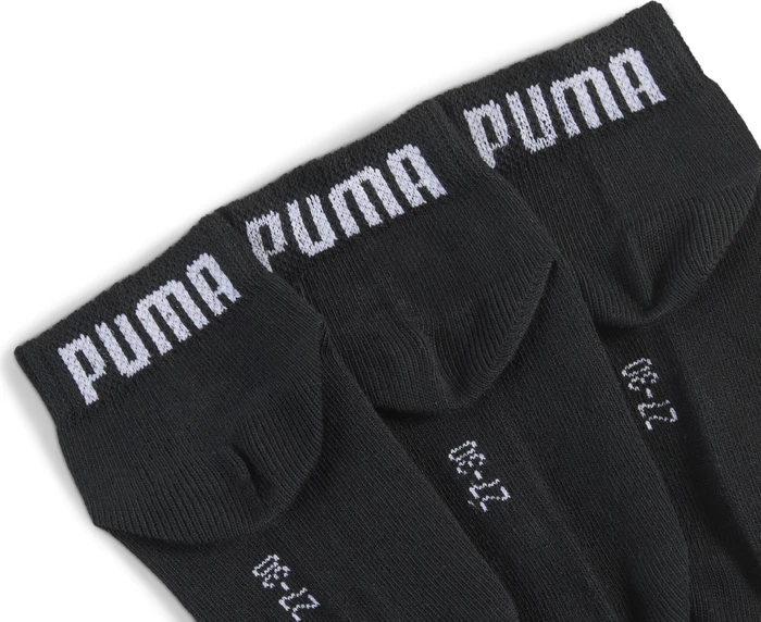 Puma Teenager Socken schwarz, 3 Paare