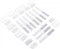LABEL THE CABLE LTC Mini Tags Klett-Kabelbinder, weiß, 10er-Pack Vorschaubild