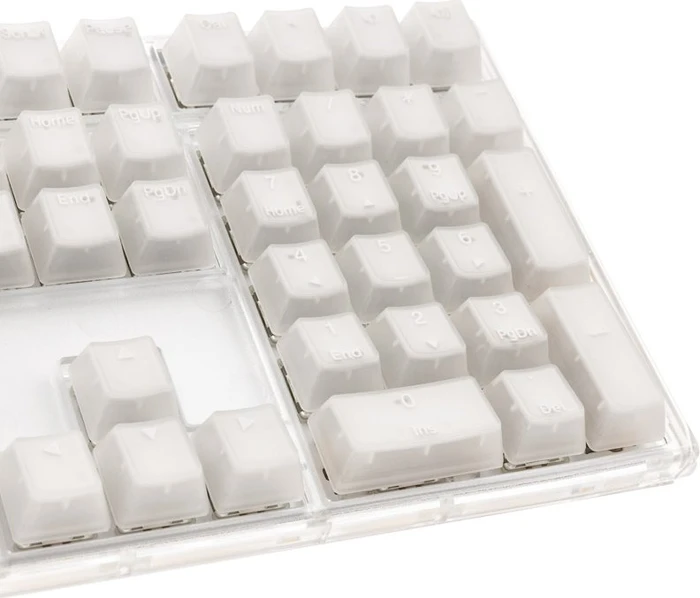 Ducky One 3, Aura White, LEDs RGB, MX SPEED RGB Silver, USB, US