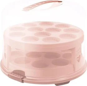 Rotho Fresh XL Tortenglocke Aufbewahrungsbehälter linnea pink