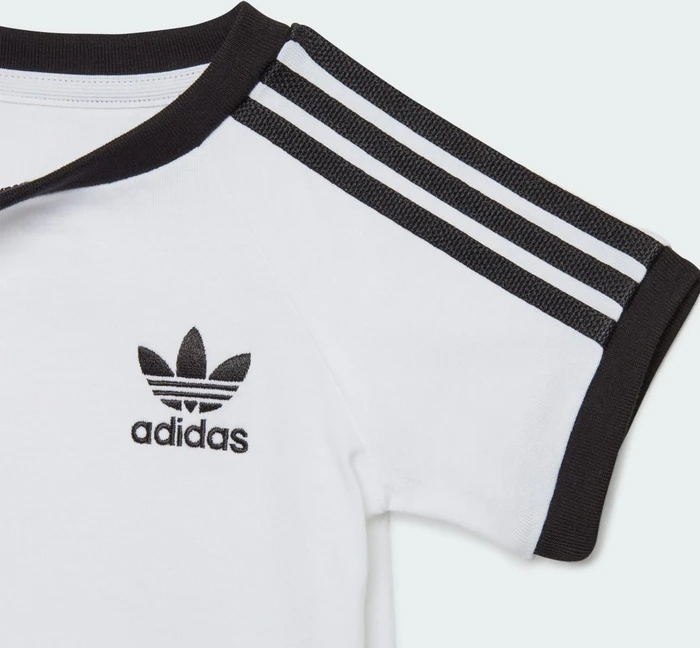 adidas 3-Streifen T-Shirt kurzarm weiß (Junior)