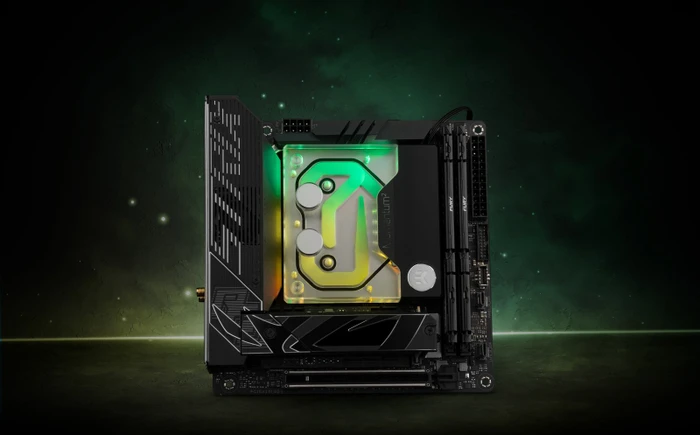 EK Water Blocks Quantum Line EK-Quantum Momentum² ROG Strix Z790-I D-RGB Monoblock, Nickel, Acryl