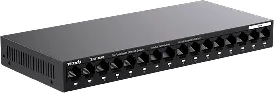 Tenda TEG1100 Desktop Gigabit Switch, 16x RJ-45
