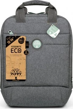 Port Designs Yosemite Eco-Trendy Notebook Rucksack 14", grau