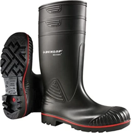 Dunlop Acifort Heavy Duty Full Safety schwarz/rot