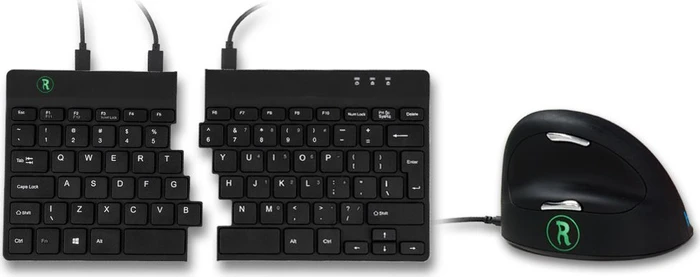 R-Go Smart Ergonomic Keyboard Mouse Combo, USB, US