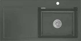 systemceram Mera 100 SL Einbau Becken rechts lava