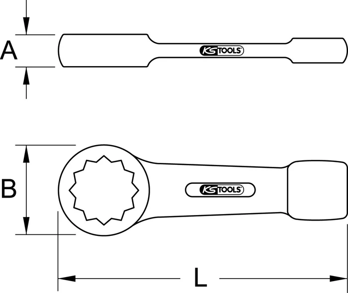 KS Tools Schlag-Einringschlüssel