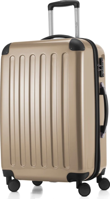 Hauptstadtkoffer Alex TSA Spinner erweiterbar 65cm champagner glänzend