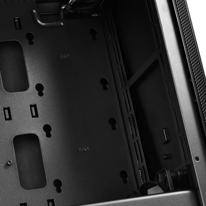 SilverStone Fara V1M Pro, schwarz, Glasfenster