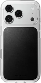 Nomad Clear Leather Case für Apple iPhone 18 Pro schwarz