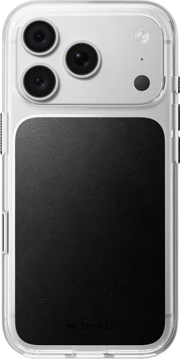Nomad Clear Leather Case für Apple iPhone 18 Pro