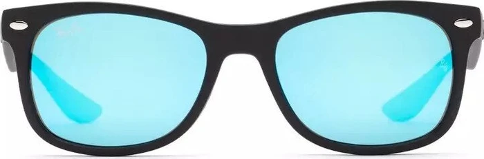 Ray-Ban RB9052S New Wayfarer Junior 48mm black/blue mirror (Junior)