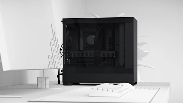 Fractal Design Pop Mini Silent Black Solid, schallgedämmt