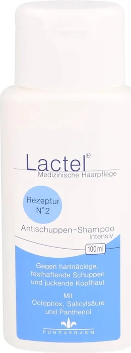 Lactel No 2 Antischuppen-Shampoo Intensiv, 100ml