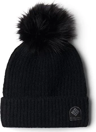 Columbia Winter Blur Bommel Beanie schwarz