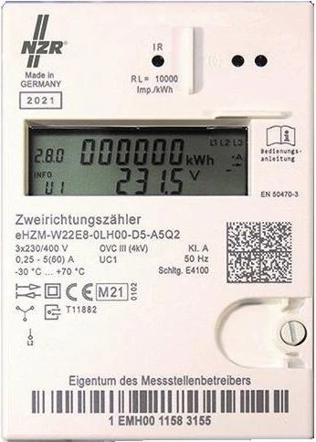 NZR mME eHZM Energiezähler, Strom-/Energiemesser