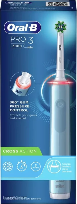 Oral-B Pro 3 3000 CrossAction blau