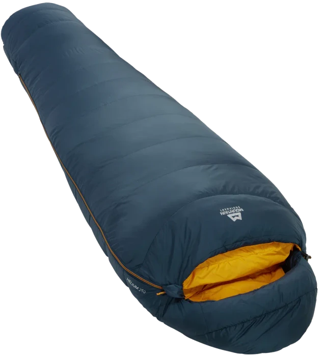Mountain Equipment Helium 250 Mumienschlafsack majolica blue