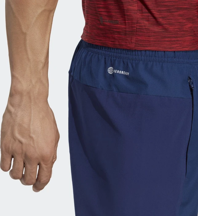 adidas Aeroready Designed for Movement Trainingshose lang dark blue/white (Herren)