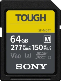 Sony SF-M Tough Series R277/W150 64GB, UHS-II U3, Class 10