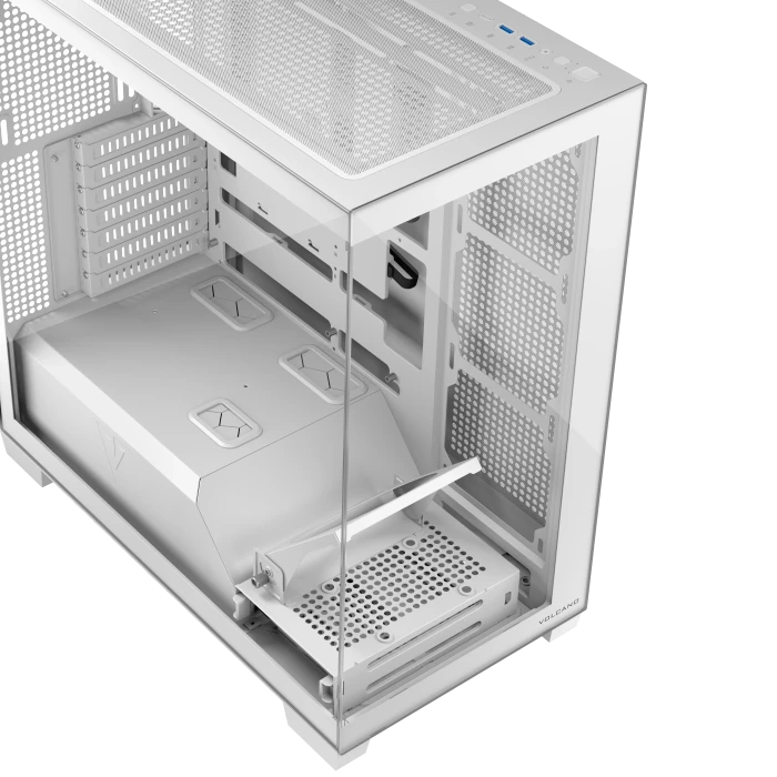 Modecom Volcano Stellar NF White, Glasfenster