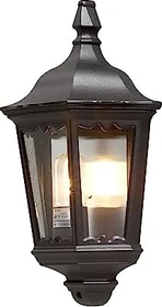Konstsmide Firenze Halbschale 25cm Wandleuchte schwarz