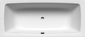 Kaldewei Cayono Duo 725 Badewanne 180x80x41cm, Perl-Effekt, mit Grifflochbohrungen, alpinweiß