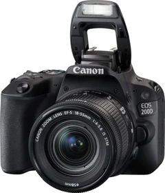 Canon EOS 200D schwarz mit Objektiv EF-S 18-55mm 4.0-5.6