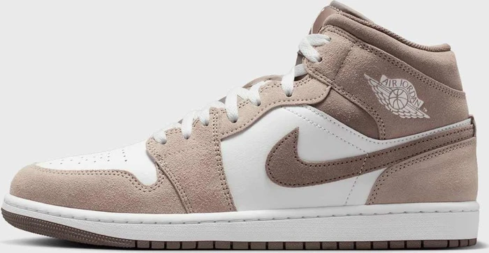 Nike Air Jordan 1 Mid enigma stone/summit white/olive grey (Herren)