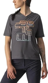 Castelli Trail Tech Trikot kurzarm dark grey (Damen)