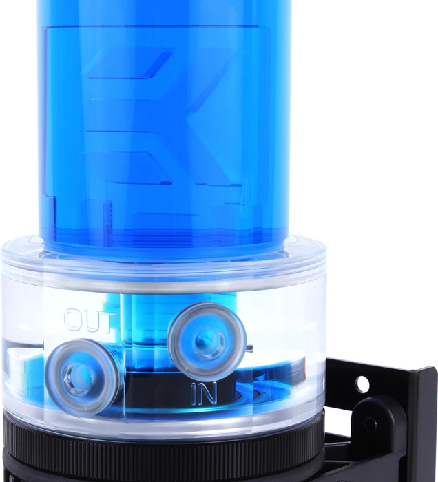 EK Water Blocks EK-XRES 140 Revo D5 PWM Acryl, mit Pumpe, Sleeved