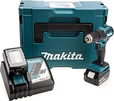 Makita DHP483RTJ Akku-Schlagbohrschrauber inkl. MAKPAC + 2 Akkus 5.0Ah
