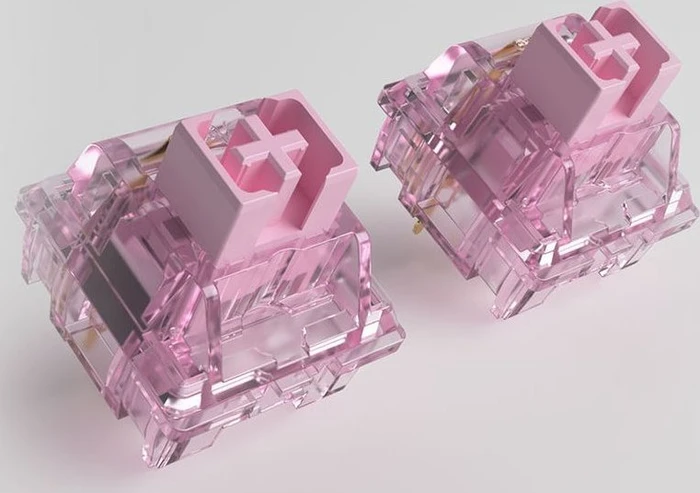 Akko 3068B Plus, Blue on White, LEDs RGB, CS Jelly PINK, USB/Bluetooth, DE