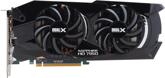 Sapphire Radeon HD 7950 Dual Fan, 3GB GDDR5, DVI, HDMI, 2x mDP, full retail