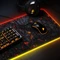 Titanwolf Lava Lightning RGB XXL Gaming-Mauspad, 800x300mm, schwarz/rot Vorschaubild