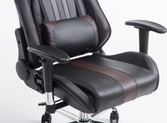 CLP Racing Limit V2 Kunstleder Gamingstuhl, schwarz/braun