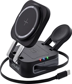 InLine 3in1 Wireless Charger 15W schwarz