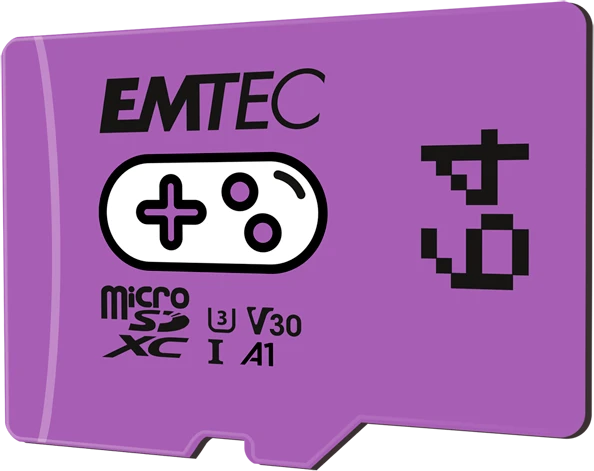 Emtec GAMING, microSD UHS-I U3, A1/A2, V30