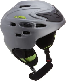 Alpina Scara Helm titanium/green silk matt
