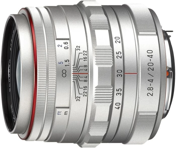 Pentax HD DA 20-40mm 2.8-4.0 ED DC WR Limited silber