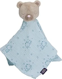 Sterntaler Kuscheltuch Kleiner Bär aus Flauschstoff und Polycotton