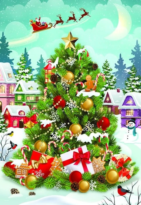 Eurographics Christmas Tree Tin