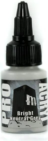 Monument Hobbies Pro Acryl Paints 045 bright neutral grey, 22ml