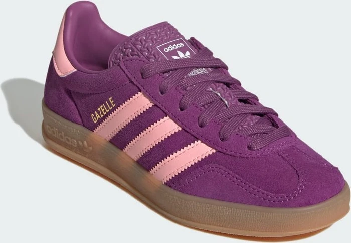 adidas Gazelle Indoor rich mauve/glow pink/cloud white (Junior)