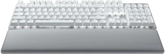 Razer Pro Type Ultra, LEDs weiß, weiß/grau, Razer YELLOW, USB/Bluetooth, FR