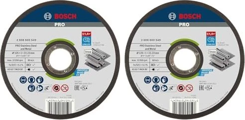 Bosch Professional AS60TBF Expert for Inox Trennscheibe, 125x1x22.23mm, 1 Stück