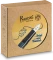 Kaweco Piston Sport AL Starter Set mit Tinte bordeaux/gold, rechte Hand, breit Vorschaubild
